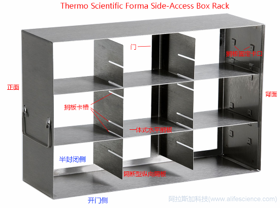 Thermo 900系列立式超低溫冰箱側取式凍存架